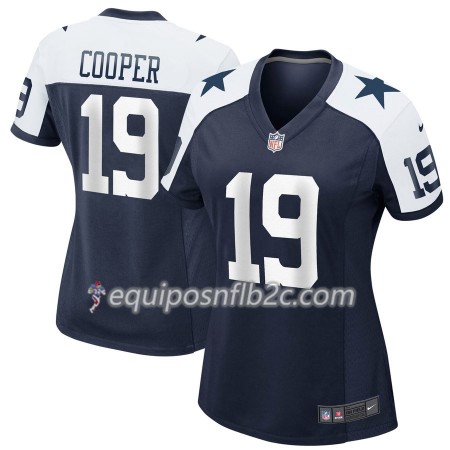 Camiseta Mujer NFL Dallas Cowboys Amari Cooper 19 Nike Throwback Alternate 